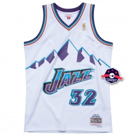 NBA Jersey - Karl Malone - Utah Jazz - White