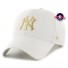 47' Cap - New York Yankees - Metallic snap white