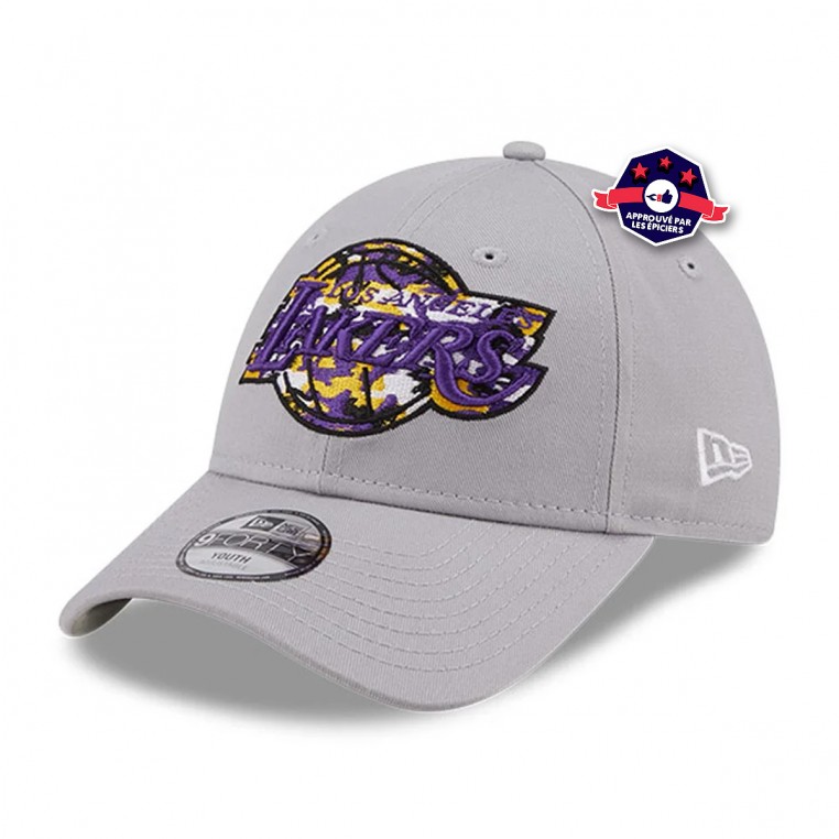 Los Angeles Lakers Mitchell & Ness Neon Pop Snapback Hat - Camo