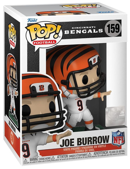 NFL POP! Sports Vinyl figurine Bengals - Joe Burrow (Home Uniform) 9 cm