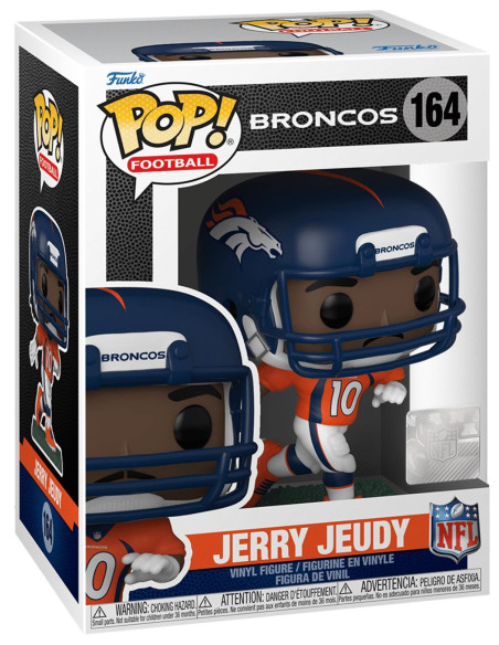 NFL POP! Sports Vinyl figurine Broncos - Jerry Jeudy (Home Uniform) 9 cm
