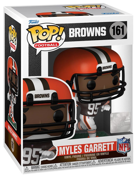 NFL POP! Sports Vinyl figurine Browns - Myles Garrett (Home Uniform) 9 cm