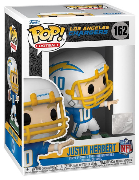 NFL POP! Sports Vinyl figurine Chargers - Justin Herbert (Home Uniform) 9 cm