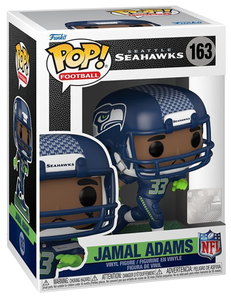 NFL POP! Sports Vinyl figurine Seahawks - Jamal Adams (Home Uniform) 9 cm