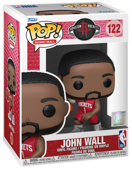 NBA Houston Rockets POP! Basketball Vinyl figurine John Wall (Red Jersey) 9 cm