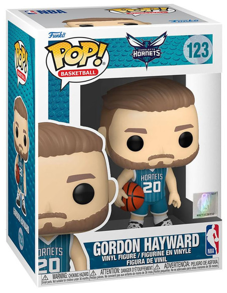 NBA Charlotte Hornets POP! Basketball Vinyl figurine Gordon Hayward (Teal Jersey) 9 cm