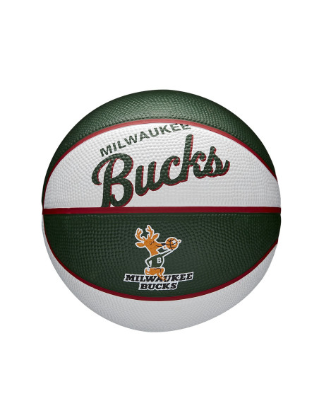 NBA TEAM RETRO BSKT MINI MIL BUCKS