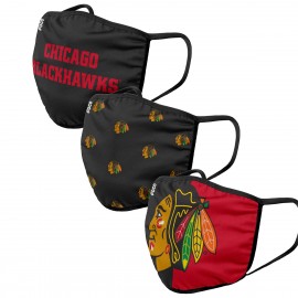 Chicago Blackhawks Print Fabric face mask