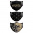 Fabric Masks - New Orleans Saints - Set of 3