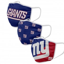 Fabric Masks - New York Giants - Set of 3