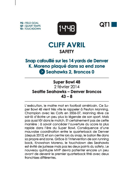 Livre "Le plus grand superbowl de tous les temps"