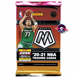NBA Trading Cards Pack - 2021 Mozaic (Mega Box) - 8 cards