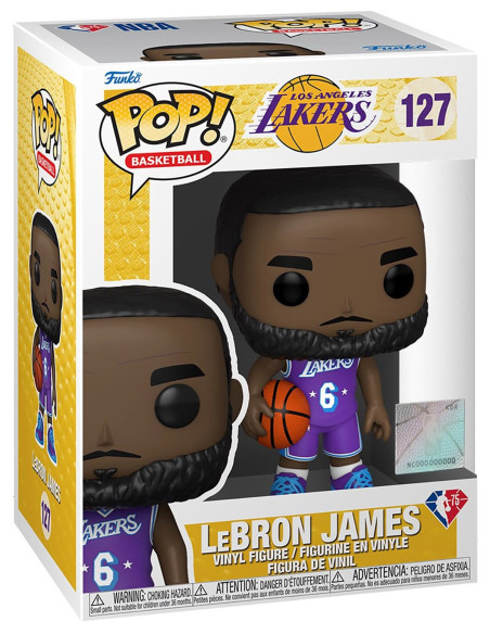 NBA Legends POP! Sports Vinyl figurineLakers - LeBron James (Yellow Jersey) 9 cm