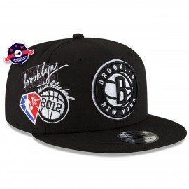 Cap 9Fifty - Brooklyn Nets - Back Half - Black