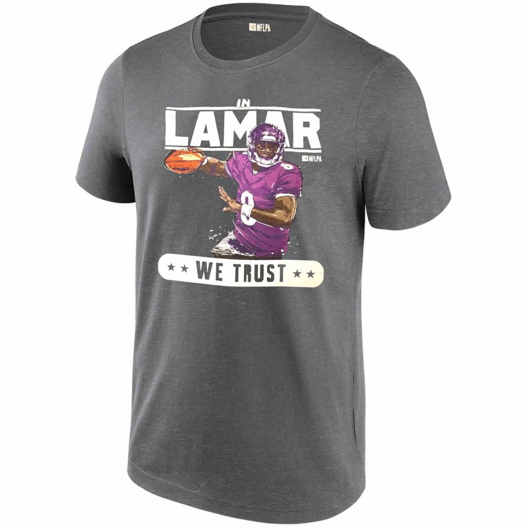 NFL Tshirt - Lamar Jackson - "In Lamar We Trust"