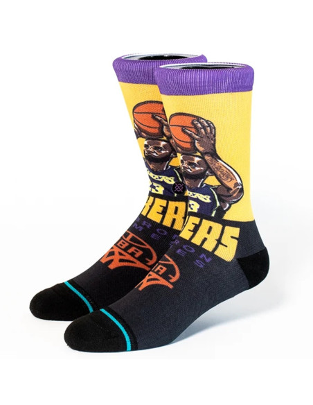 Chaussettes - LeBron James - Graded - Lakers - Stance