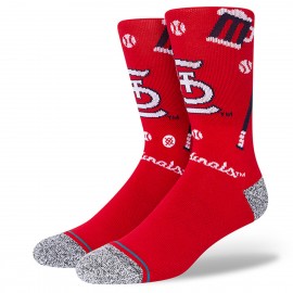 Socks - Saint Louis Cardinals - Landmark Red - Stance
