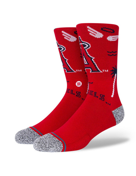 Chaussettes - Los Angeles Angels - Landmark Rouge- Stance