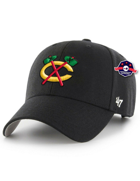 Casquette '47 - Chicago Blackhawks - MVP Black