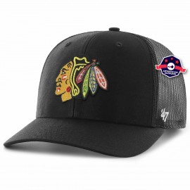 Cap '47 - Chicago Blackhawks - Trucker Black