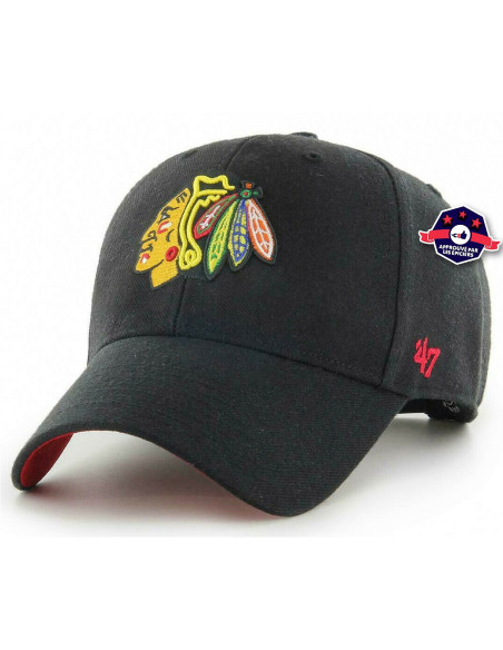 47 CAP NHL CHICAGO BLACKHAWKS BALLPARK SNAP MVP BLACK