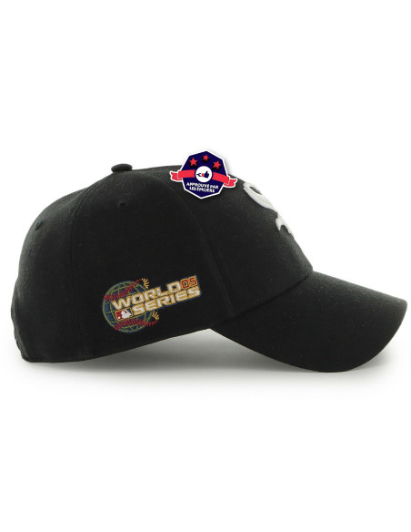 47 CAP MLB CHICAGO WHITE SOX SURE SHOT SNAPBACK MVP BLACK