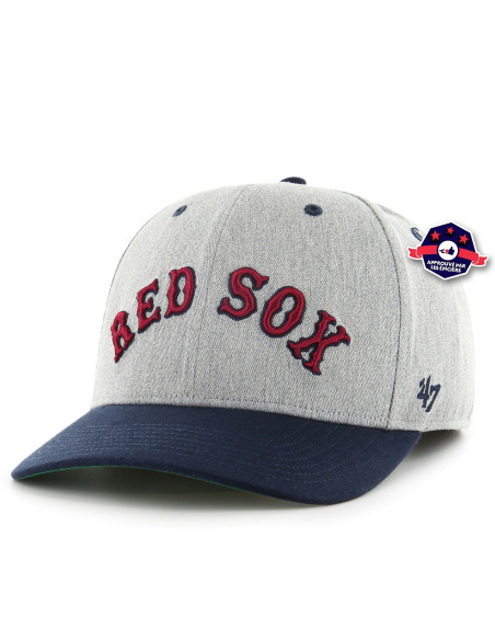 47 CAP MLB VINTAGE BOSTON RED SOX FLY OUT MIDFIELD GREY