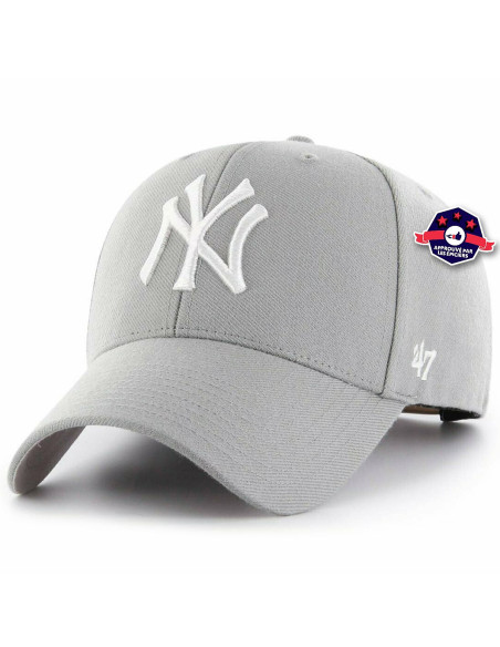 47 CAP MLB NEW YORK YANKEES MVP SNAPBACK GREY
