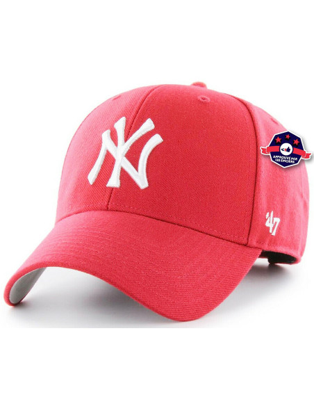 47 CAP MLB NEW YORK YANKEES MVP SNAPBACK RED