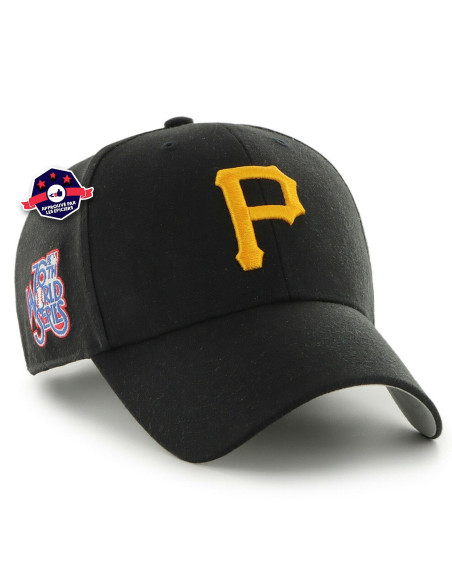 47 CAP MLB PITTSBURGH PIRATES SURE SHOT SNAPBACK MVP BLACK