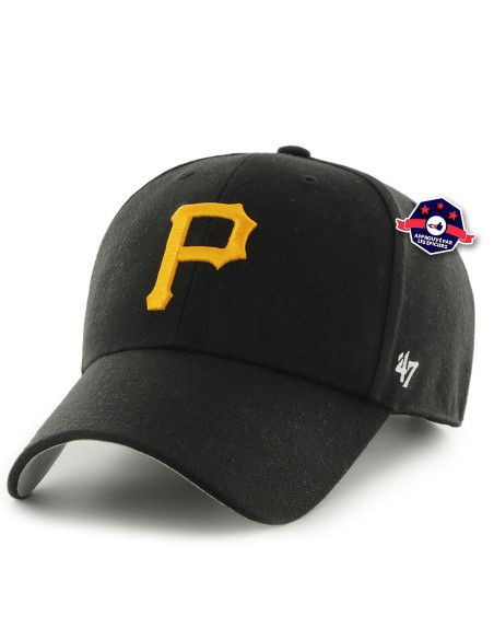 47 CAP MLB PITTSBURGH PIRATES SURE SHOT SNAPBACK MVP BLACK