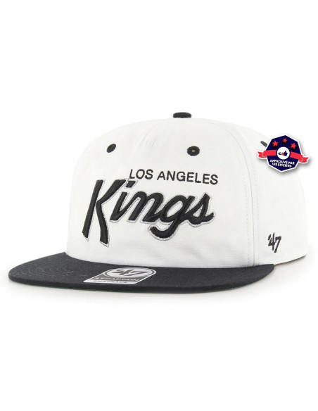 47 CAP NHL LOS ANGELES KINGS CROSSTOWN TT CAPTAIN RF WHITE