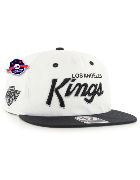 47 CAP NHL LOS ANGELES KINGS CROSSTOWN TT CAPTAIN RF WHITE
