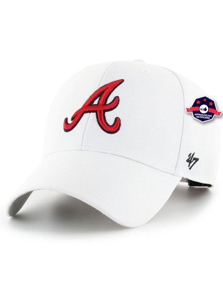 47 CAP MLB ATLANTA BRAVES MVP WHITE
