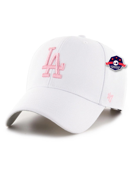 47 CAP MLB LOS ANGELES DODGERS MVP WHITE ROSE