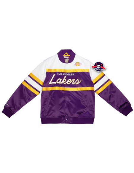 LOS ANGELES LAKERS Special Script Heavyweight Satin Jacket