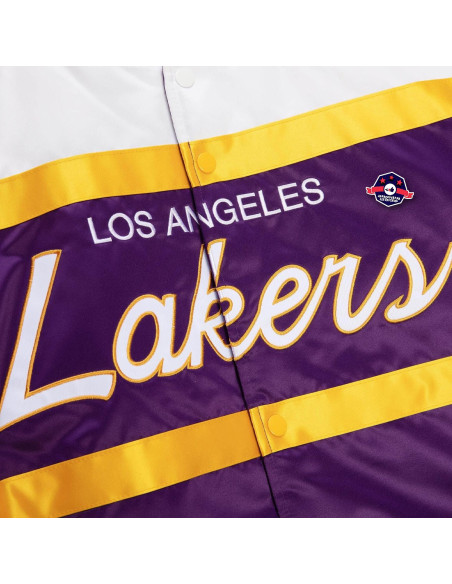 LOS ANGELES LAKERS Special Script Heavyweight Satin Jacket