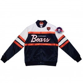 Satin Jacket - Chicago Bears - Special Script - Mitchell and Ness