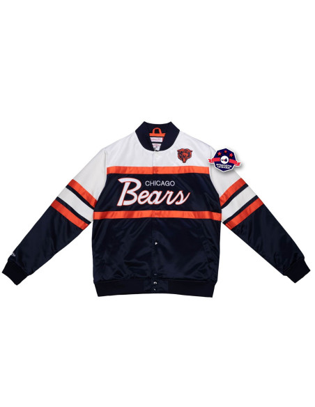 CHICAGO BEARS Special Script Heavyweight Satin Jacket