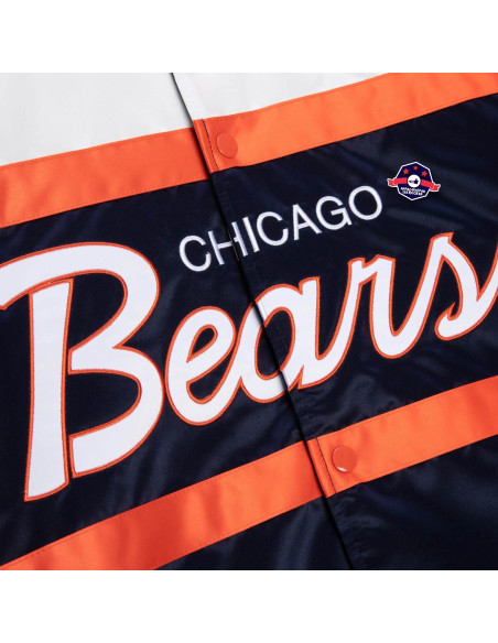 CHICAGO BEARS Special Script Heavyweight Satin Jacket