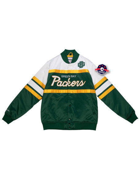 GREEN BAY PACKERS Special Script Heavyweight Satin Jacket