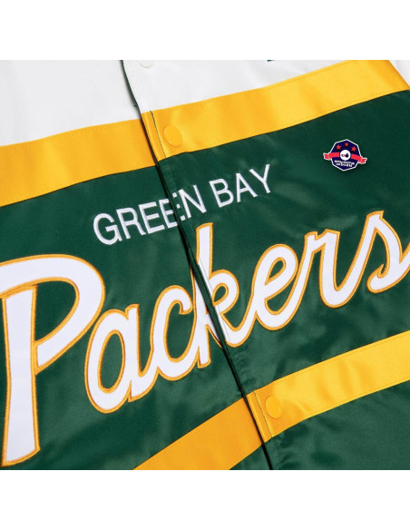 GREEN BAY PACKERS Special Script Heavyweight Satin Jacket