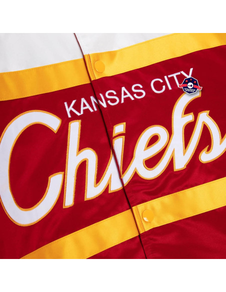 KANSAS CITY CHIEFS Special Script Heavyweight Satin Jacket
