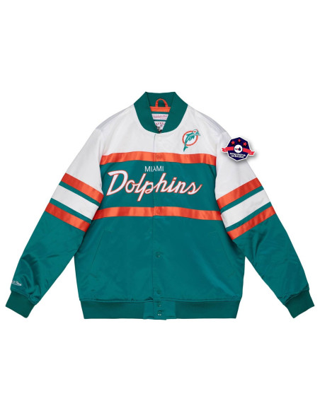 MIAMI DOLPHINS Special Script Heavyweight Satin Jacket