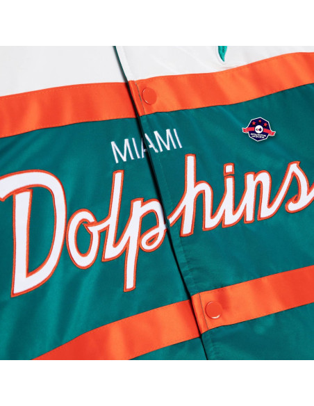 MIAMI DOLPHINS Special Script Heavyweight Satin Jacket