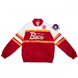 Satin Jacket - Tampa Bay Buccaneers - Special Script - Mitchell and Ness