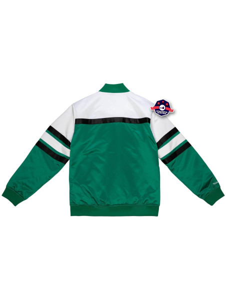 BOSTON CELTICS Special Script Heavyweight Satin Jacket