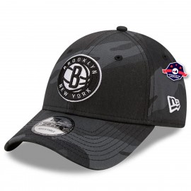 Cap - Brooklyn Nets - Camo Black - 9Forty