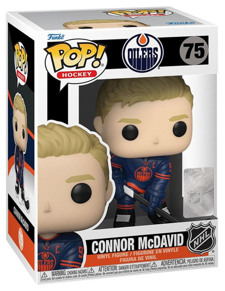 NHL Edmonton Oilers POP! Hockey Vinyl Figurine Connor McDavid (Third Uniform) 9 cm