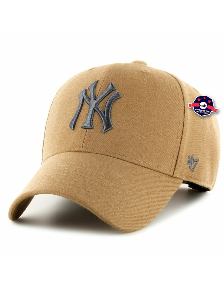 47 CAP MLB NEW YORK YANKEES MVP SNAPBACK CAMEL 2